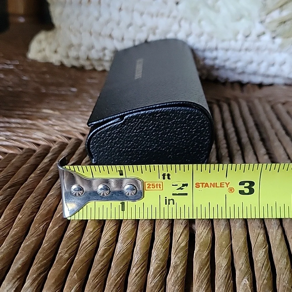 Burberry, black, sunglass/eyeglass, hard case